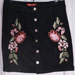 Floral Mini Skirt